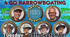 4 Go Narrowboat Live SPECIAL with Foxes Afloat