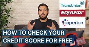 How to check your credit score for free