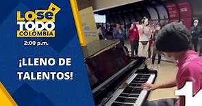 Juan José Narváez Hurtado sorprende con sus dotes musicales en el aeropuerto