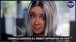 Company appoints female AI robot as 'experimental' CEO