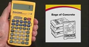 How to Estimate Volume and Bags of Concrete Needed | Material Estimator