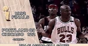 1992 NBA Finals Portland - Chicago, Game1 (Full game, 720p)