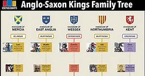 Anglo-Saxon Kings Family Tree | England's "Dark Ages" 410 - 927 CE
