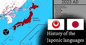 History of the Japonic languages (Timeline)