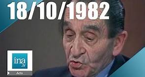 20h Antenne 2 du 18 octobre 1982 - Pierre Mendès France est mort | Archive INA
