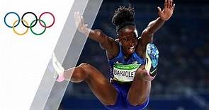 The USA's Bartoletta wins gold in women's long jump