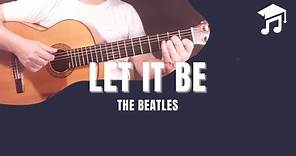 LET IT BE 🎸 The Beatles | Partitura + Tablatura | 🎓 Tutorial Avanzado en Guitarra