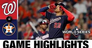 Juan Soto homers, drives in 3 in Nats' World Series Game 1 win | Nationals-Astros MLB Highlights