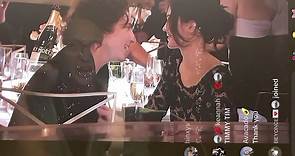 Kylie Jenner and Timothée Chalamet's Golden Globes Kiss