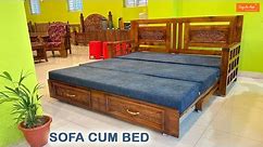 Sofa Come Bed || 💯Original தேக்கு மரத்தில் நேரடி உற்பத்தி || Tony An Mak Furnitures #sofacomebed