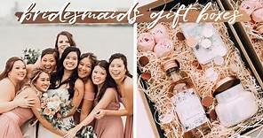 Bridesmaids Proposal Box and Gift Ideas | DIY Cricut Projects, Etsy, Dollar Tree, Michaels