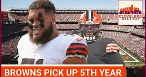 Jedrick Wills Jr. will earn $14.175 million in 2024 | The Cleveland Browns exercise 5th year option