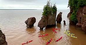 THE HIGHEST TIDE IN THE WORLD - Flood Tide and Ebb Tide