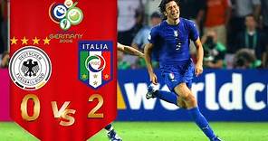 Fabio Grosso goal • Germany V Italy [World Cup 2006] (Semi-final) [Italian commentary]