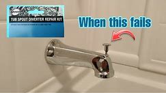 Tub spout diverter how to fix , from beginning to the end. Using the Danco repair kit.