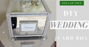DIY Wedding Card Box | Dollar Tree Bling Wedding Card Box