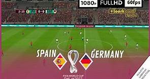 ESPAÑA vs ALEMANIA | Copa Mundial Qatar 2022 • Grupo C | Partido Completo - Nov. 27