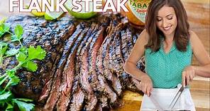 Grilled Marinated Flank Steak Recipe - How to Cook Tender Flank Steak
