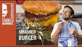 Schnelles Smashed Burger Rezept von Steffen Henssler