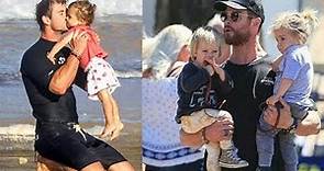 Chris Hemsworth's [Thor] Daughter And Twins Sons [India | Tristan | Sasha] - 2017