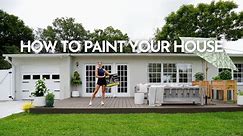 How to Paint Your House!! Exterior Paint Sprayer Tips