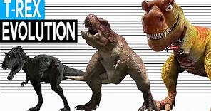 T-Rex Size Comparison | T-Rex Evolution (1918 - 2022)