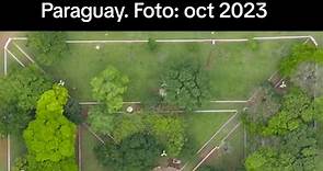 Fulgencio Yegros (Caazapá), fundada en 1888, la primera ciudad planificada de Paraguay. Foto: oct 2023