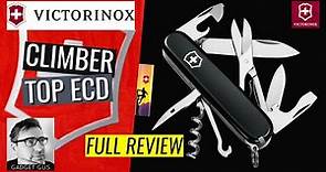 🇨🇭 Victorinox CLIMBER - A General Purpose Victorinox Knife... UNBOXING | Review | SAK | EDC | Black