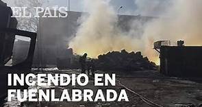 Un incendio en Fuenlabrada genera una nube tóxica | España