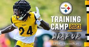 Joey Porter Jr. on-field interview + recap of August 3rd practice | Steelers Training Camp Wrap-Up