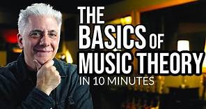 The BASICS Of Music Theory EXPLAINED (in 10 minutes)