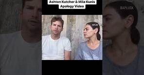 WATCH: Ashton Kutcher and Mila Kunis Post Apology Video