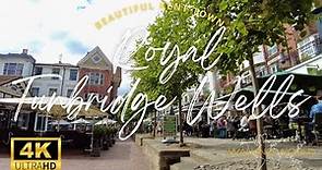 Royal Tunbridge Wells 4K UHD | Walking Tour of Historic Pantiles & Royal Kent Town | Sept 2022