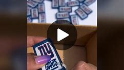 This is my first set of Domino’s. Let me know what you think.❣️ #nyc #giants #football #viral #resinartist #fyp #resinpour #resinpouring #customorder #resintok #dominoes #resindominoesets