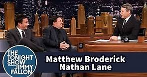 Matthew Broderick, Nathan Lane and Jimmy Interview Each Other