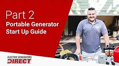 How to Start a Portable Generator [Part 2]