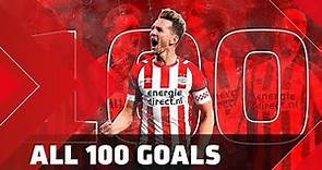 Luuk de Jong: all 100 goals at PSV