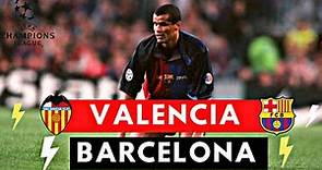 Valencia vs Barcelona 4-1 All Goals & Highlights ( 2000 Uefa Champions League )