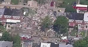 Baltimore explosion: Gas explosion in Baltimore levels 3 homes; 1 killed, several injured