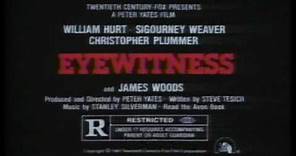 Eyewitness 1981 TV trailer