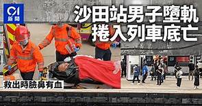 珍惜生命｜東鐵綫沙田站男子跳軌捲車底身亡　列車服務一度受阻