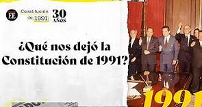 La Constitución Política de 1991 fue el reconocimiento a la multiculturalidad del país