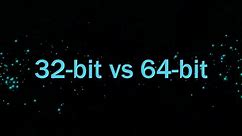32-bit vs 64-bit OS performance