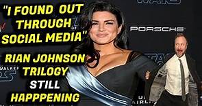 DISNEY Didn't Tell Gina Carano She Was FIRED! Found Out On Twitter! Rian Johnson Still Hired!