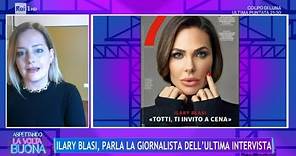 Ilary Blasi: "Vorrei invitare Totti a cena" - La Volta Buona 26/01/2024