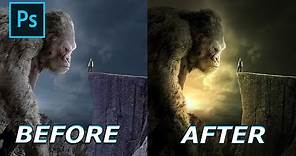 Photoshop - How to Make KING KONG Movie Poster