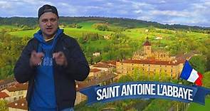 Walking tour in Saint-Antoine-l'Abbaye, Plus beau village de France, Isère, Auvergne-Rhône-Alpes