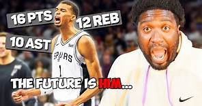 Victor Wembanyama Records First Triple Double!!! Roy Hibbert Reacts