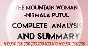 The Mountain Woman By Nirmala Putul