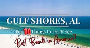 Top 10 Things to do and see in Gulf Shores, AL 🌊🌞🛥🐬